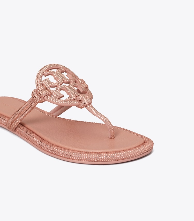 TORY BURCH WOMEN'S MILLER PAVe KNOTTED SANDAL - Malva