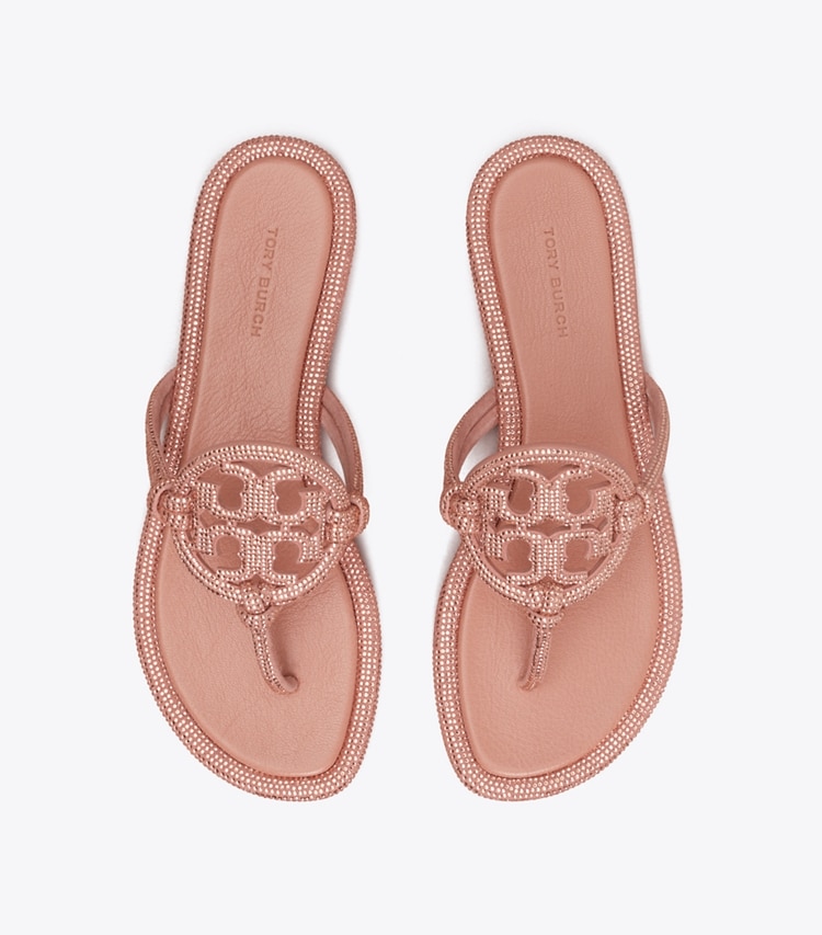 TORY BURCH WOMEN'S MILLER PAVe KNOTTED SANDAL - Malva