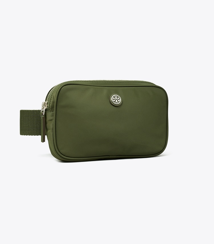 TORY BURCH WOMEN'S VIRGINIA BELT BAG - Olive Green - Click Image to Close