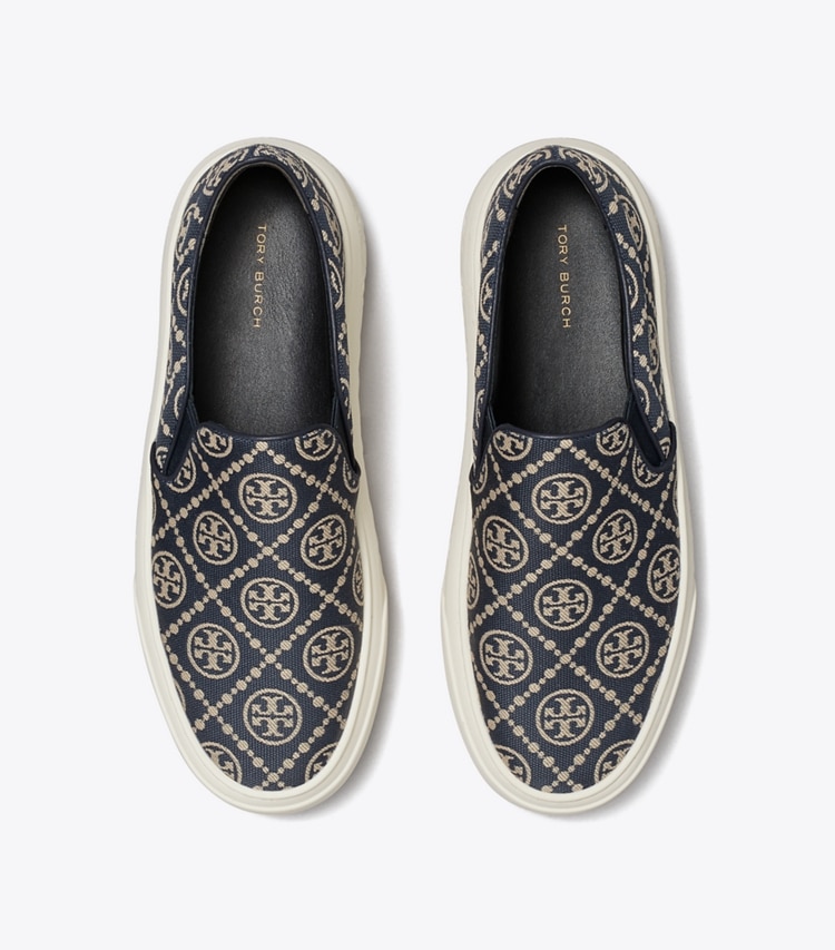 TORY BURCH WOMEN'S T MONOGRAM LADYBUG SLIP-ON SNEAKER - Inverse Navy T Monogram