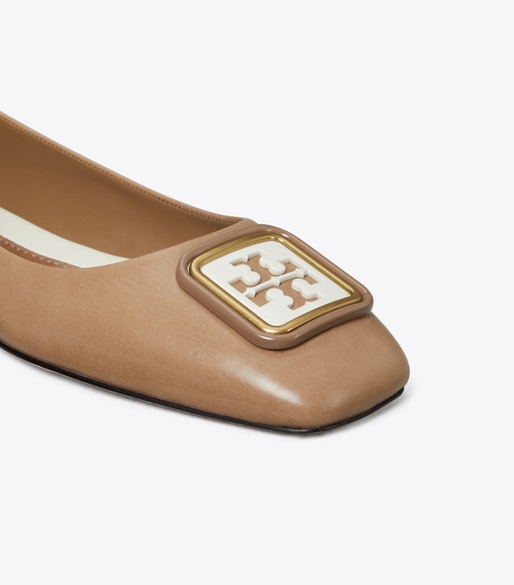 TORY BURCH WOMEN'S GEORGIA BALLET - Almond Flour