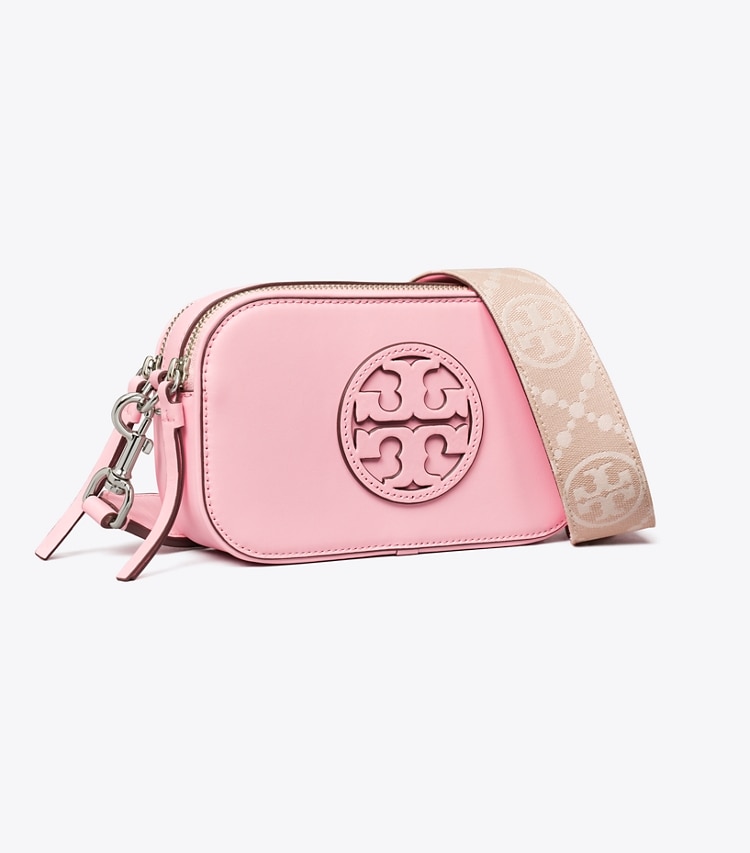 TORY BURCH WOMEN'S MINI MILLER CROSSBODY BAG - Plie Pink - Click Image to Close