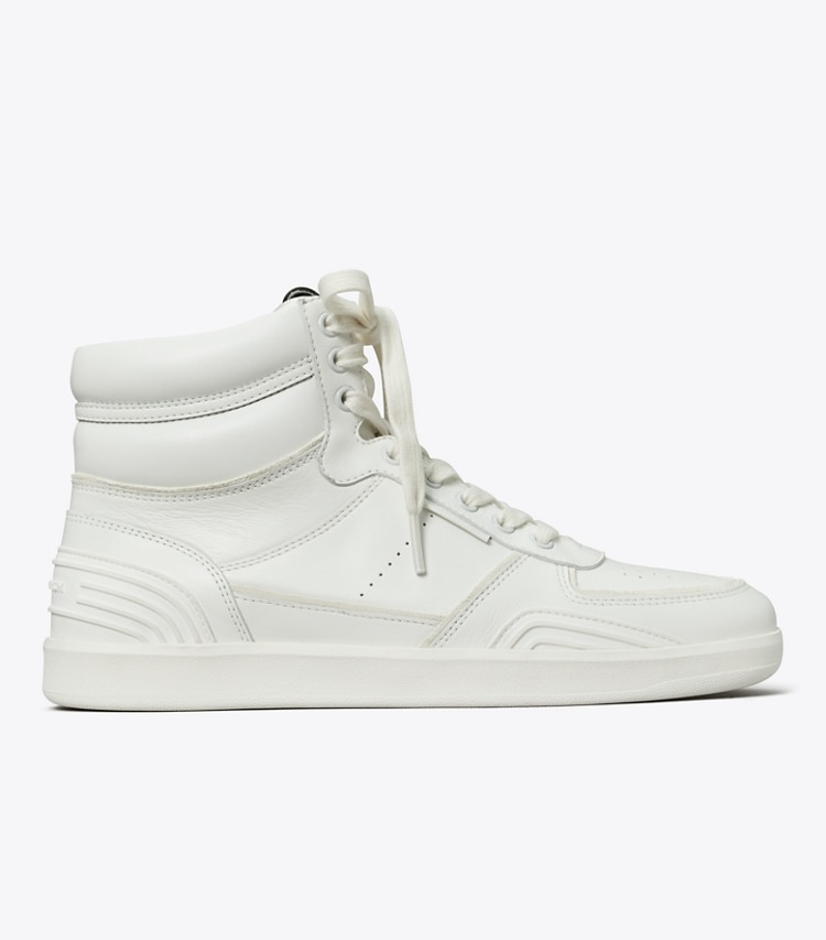 TORY BURCH WOMEN'S CLOVER COURT HIGH-TOP SNEAKER - Purity / Bianco