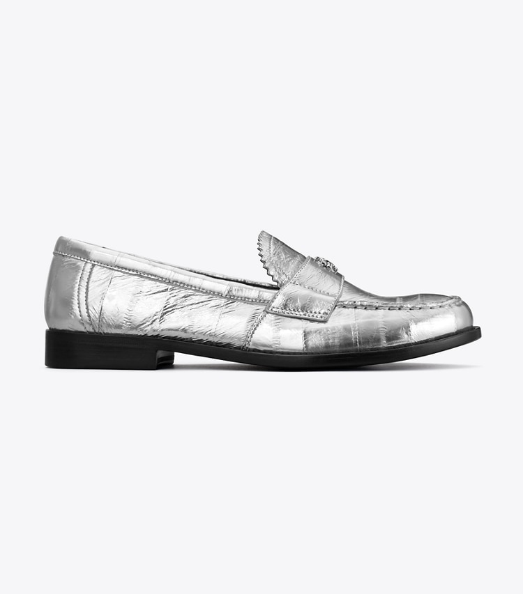 TORY BURCH WOMEN'S CLASSIC LOAFER - Silver