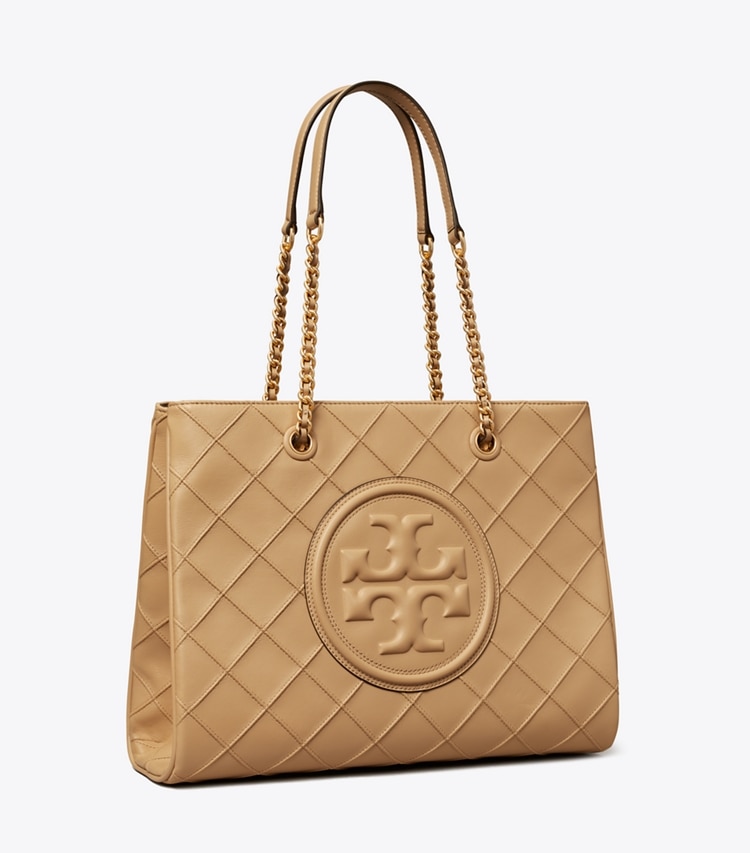 TORY BURCH WOMEN'S FLEMING SOFT CHAIN TOTE - Desert Dune