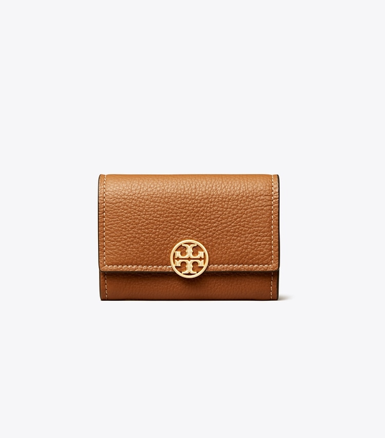 TORY BURCH WOMEN'S MINI MILLER WALLET - Light Umber