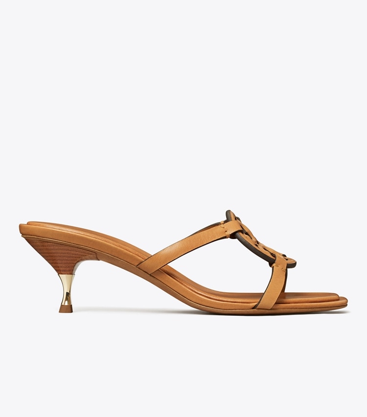 TORY BURCH WOMEN'S MILLER BOMBe LOW HEEL SANDAL - Caramel Corn