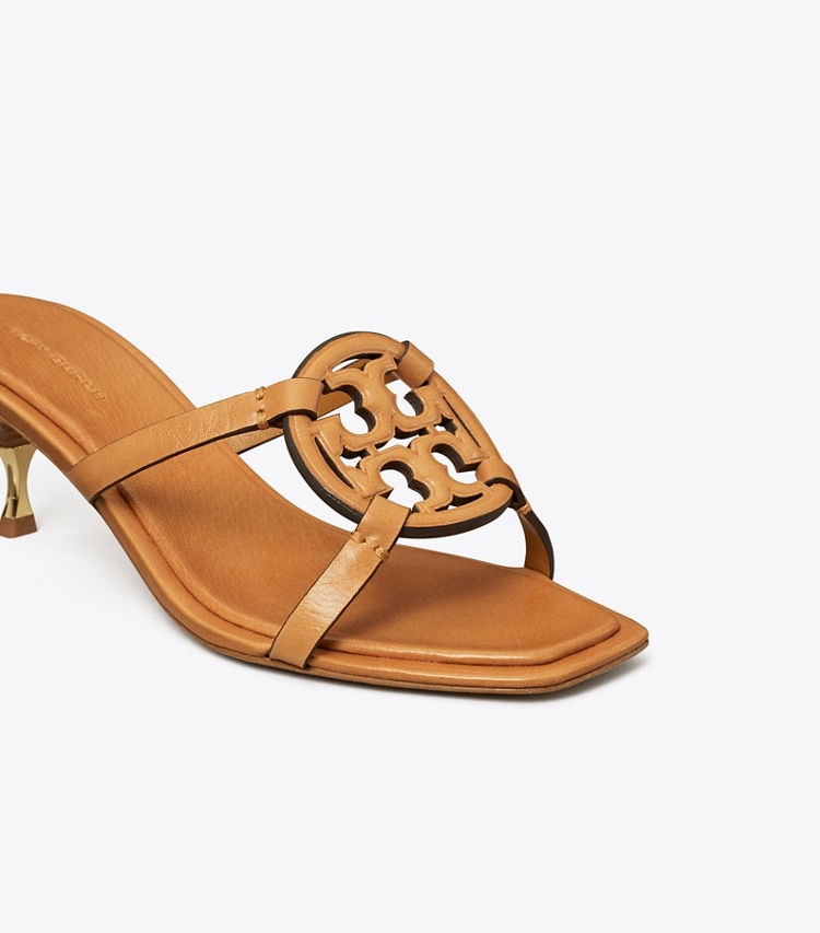 TORY BURCH WOMEN'S MILLER BOMBe LOW HEEL SANDAL - Caramel Corn