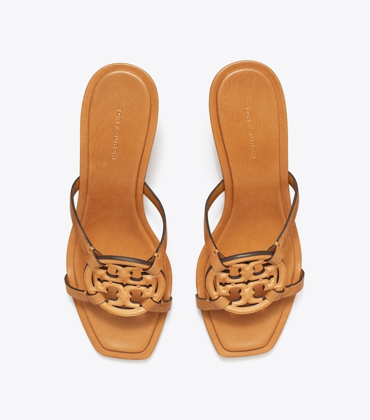 TORY BURCH WOMEN'S MILLER BOMBe LOW HEEL SANDAL - Caramel Corn