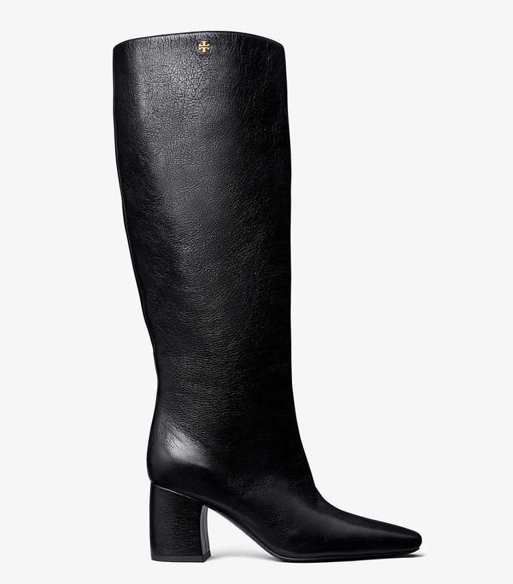 TORY BURCH WOMEN'S TALL BANANA BOOT, WIDE CALF - Perfect Black