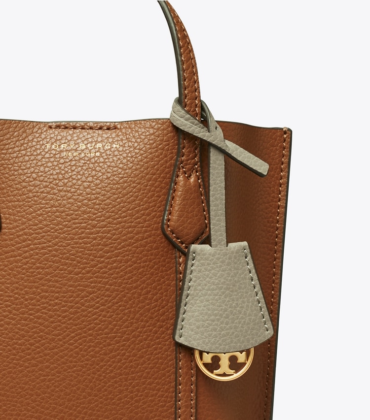 TORY BURCH WOMEN'S MINI PERRY TOTE - Light Umber