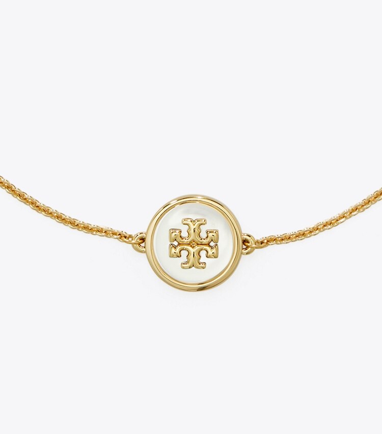 TORY BURCH WOMEN'S KIRA CHAIN BRACELET - Tory Gold / Tory Silver