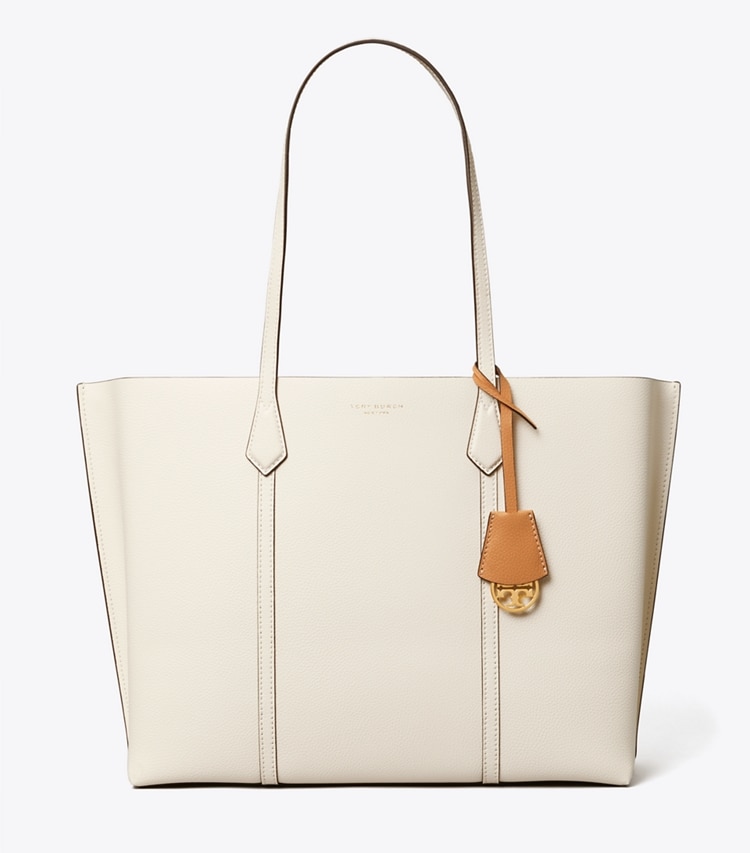 TORY BURCH WOMEN'S PERRY TRIPLE-COMPARTMENT TOTE BAG - New Ivory