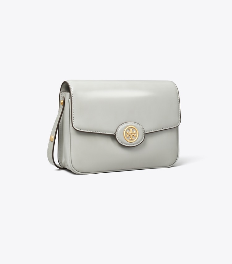 TORY BURCH WOMEN'S ROBINSON SPAZZOLATO CONVERTIBLE SHOULDER BAG - Light Granite